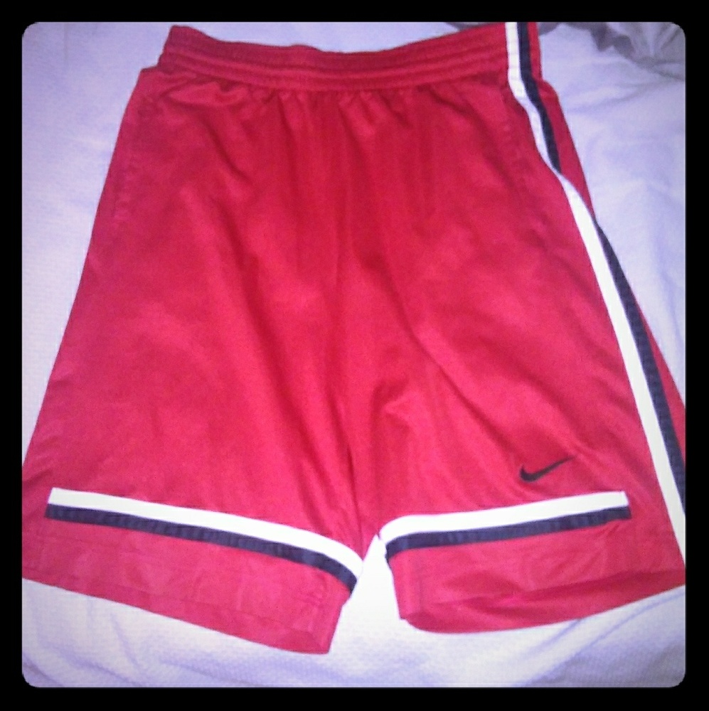 Nike Red Basketball Shorts